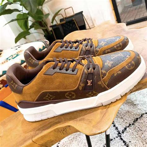 louis vuitton lv trainer sneaker mid|louis vuitton monogram trainers.